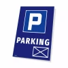 Sign: Parking with Envelope Symbol