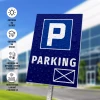 Sign: Parking with Envelope Symbol
