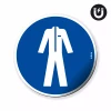 Magnet: Wear Work Clothing, Mandatory Symbol