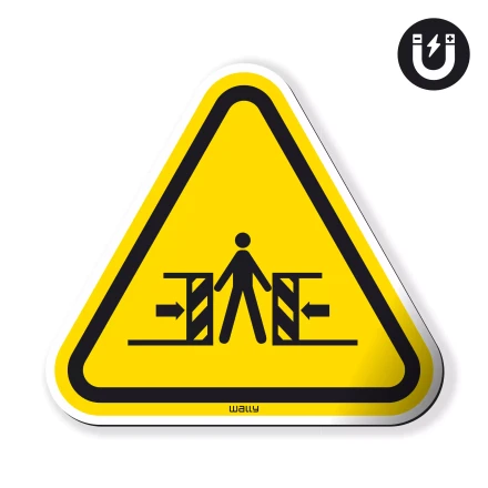 Magnet: Warning! Risk of Side Crushing
