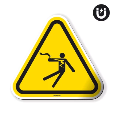 Magnet: Warning! High Voltage Cables