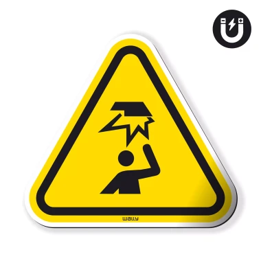 Magnet: Warning! Risk of Head Injury