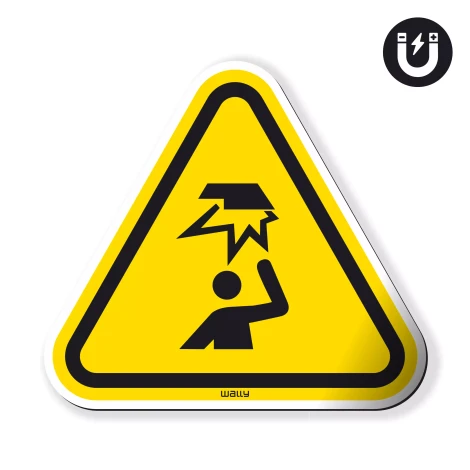 Magnet: Warning! Risk of Head Injury
