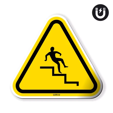 Magnet: Warning! Slippery Stairs