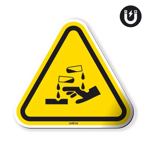 Magnet: Warning! Corrosive Substances