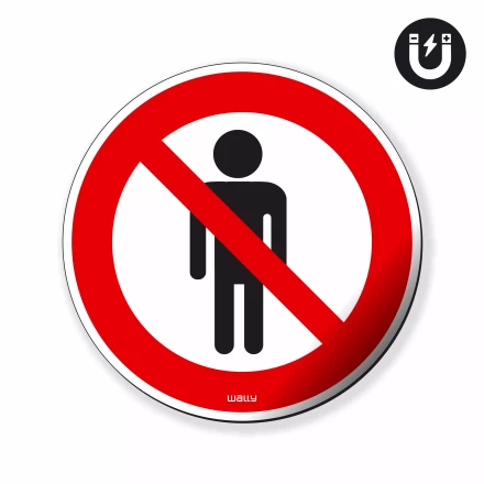 Magnet: Strictly No Entry, Prohibition Symbol