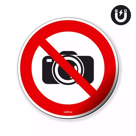 Magnet: No Photography, Prohibition Symbol