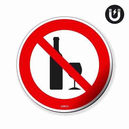 Magnet: No Alcohol Consumption, Prohibition Symbol