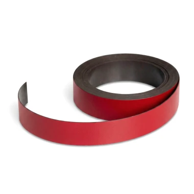 Red magnetic belt - Graphic design. Two red belts of different widths on a white background.