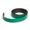Green magnetic strap - Graphic design. Two rectangular green straps.