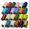 Self-adhesive foil by the meter - Graphic design. Four rolls in purple, gold, blue, and red.