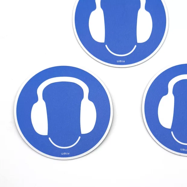 Magnet: Use Hearing Protection, Mandatory Symbol