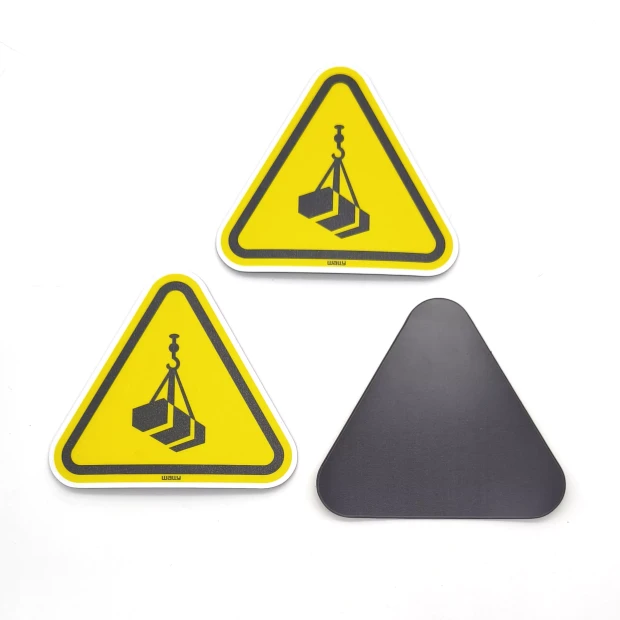 Magnet: Warning! Crane in Operation