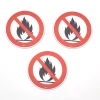Magnet: Flammable Materials – No Open Flames, Prohibition Symbol