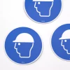 Magnet: Wear Safety Helmet, Mandatory Symbol