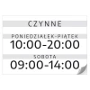 Door Sticker – Open (Hours & Days)