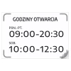 Sticker – Open (Opening Days & Hours)