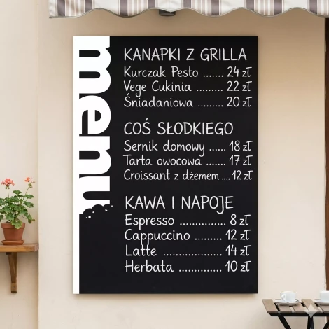 Bar & Pub Chalkboard Sign – Menu 105