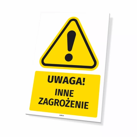 OHS Warning Sign with Pictogram – Risk of Loss of Life