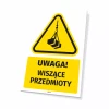 OHS Warning Sign with Pictogram – Hanging Objects Hazard