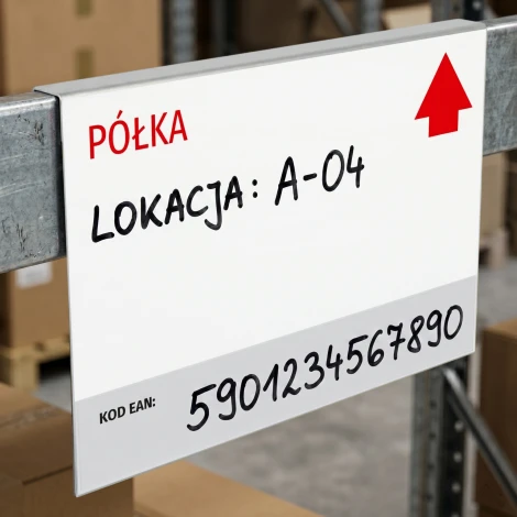 A4 magazine hanger with dry-erase print 012