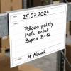 Dry-Erase Warehouse Tag A4 for Pallet Extensions 003