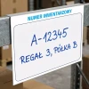 Dry-Erase Pallet Extension Tag A4 for Warehouse 008