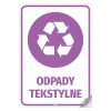 Bin Sticker – Textile Waste