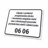 Information Sign Waste Name & Code