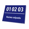 Sign: BDO Waste Code & Name