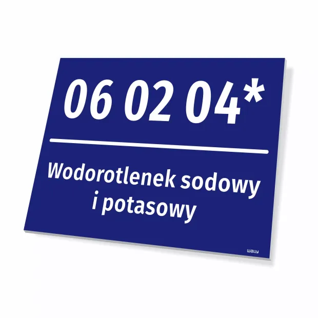 Sign: BDO Waste Code & Name