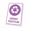 Bin Sign – Textile Waste