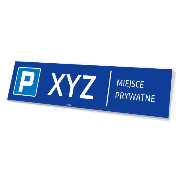 Parking Sign: Company Name