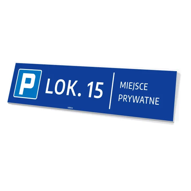 Parking Sign: Company Name