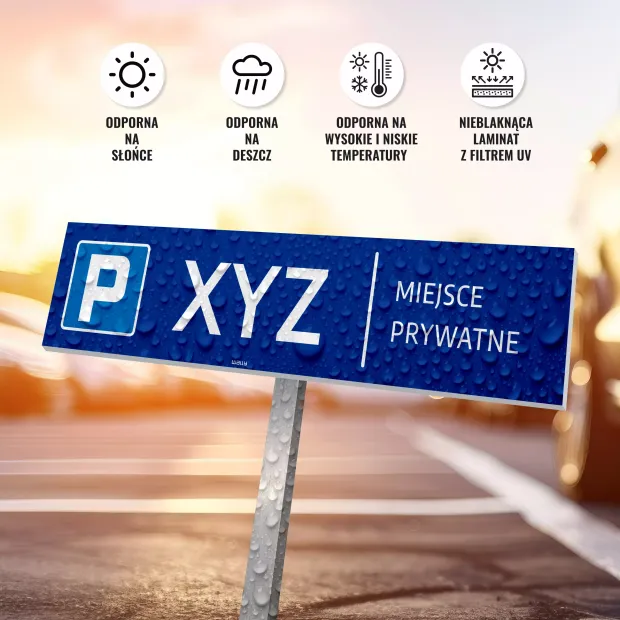 Parking Sign: Company Name