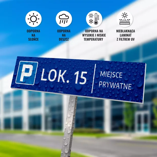 Parking Sign: Company Name