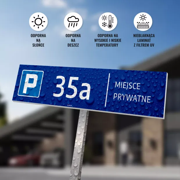 Parking Sign: Company Name