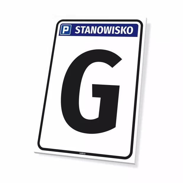 Parking Sign – Space with Number Marking