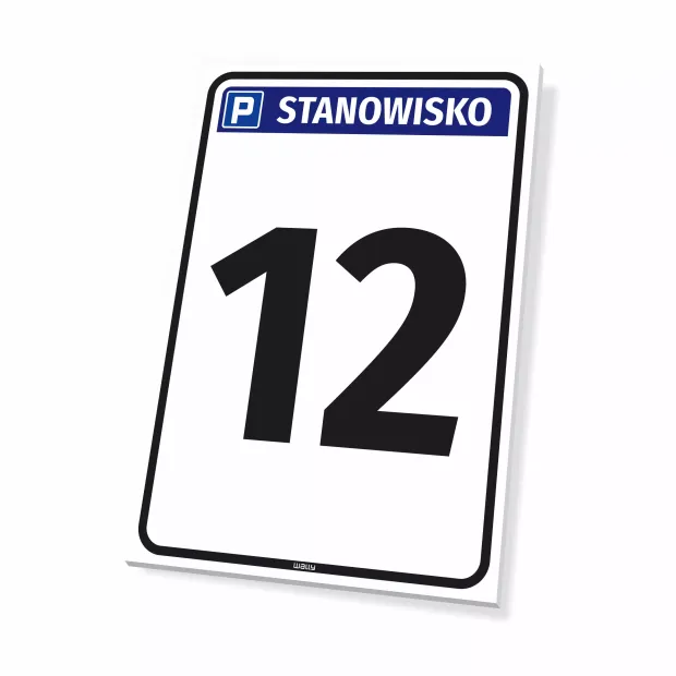 Parking Sign – Space with Number Marking