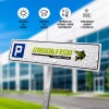 Custom Parking Sign with Company Logo – Institution / Facility Branding