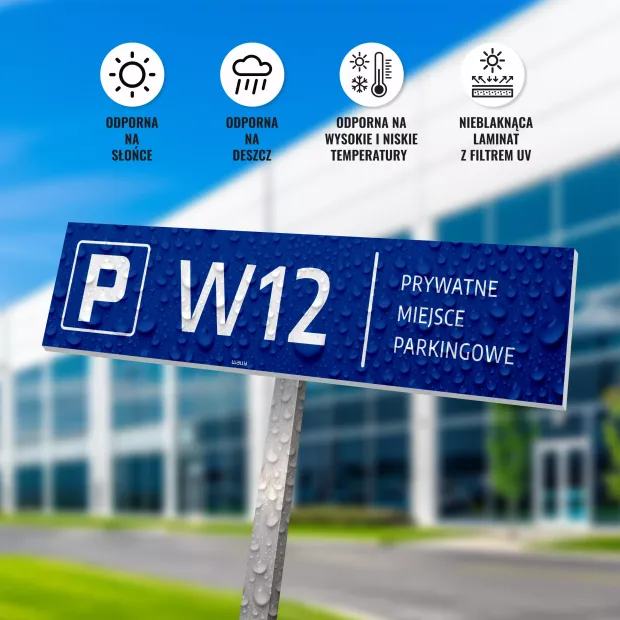 Parking Sign: Company Name