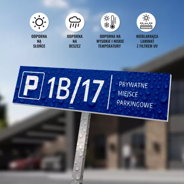 Parking Sign: Company Name