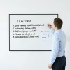 Magnetic Dry-Erase Whiteboard 60x60 cm  in Aluminum Frame