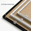 Magnetic Dry-Erase Whiteboard 60x60 cm  in Aluminum Frame
