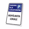 Parking Sign: Tenants’ Parking with Cooperative / Housing Community Name & Streets