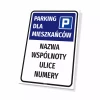 Parking Sign – Residents’ Parking with Housing Community Name, Streets & Numbers