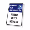 Parking Sign – Residents’ Parking with Housing Community Name, Streets & Numbers