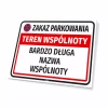 Sign: No Parking, Housing Community Area with Name & Designation