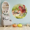 Premium Sticker for Children: Farm, Tractor and Animals