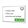 Magnetic Dry-Erase Whiteboard 60x40 cm cm in Aluminum Frame